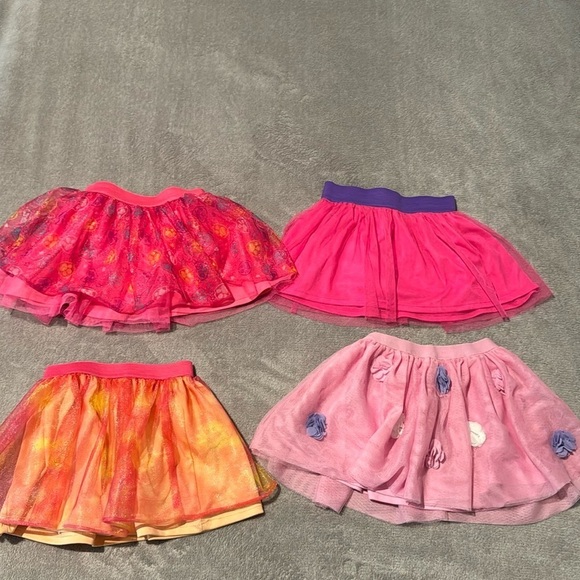 Other - Four Toddler girl‎ skirts size 3t - Orange/Pink/PawPatrol